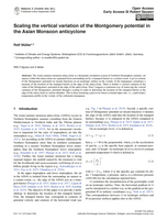 Image of first page of: Scaling the vertical variation of the Montgomery potential in the Asian Monsoon anticyclone