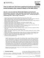 Image of first page of: Time to shift from short-term empirical functional responses toward predator–prey research based on life table theory
