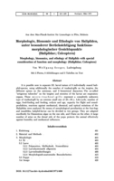 Image de la premiere page de: Morphologie, Bionomie und Ethologie von Halipliden, unter besonderer Berücksichtigung funktionsmorphologischer Gesichtspunkte (Haliplidae; Coleoptera)