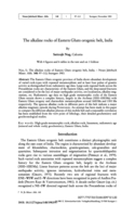 Image of first page of: The alkaline rocks of Eastern Ghats orogenic belt,
India