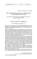 Image of first page of: Über die Bildungsbedingungen einer Amphibolitvarietät vom Schauinsland (Schwarzwald)