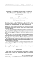 Image de la premiere page de: The genesis of
late Alpine plutonic bodies of Rensen and Monte Alto (Eastern Alps):
Inferences from major and trace element data