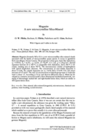 Image de la premiere page de: Moganite - A new
microcrystalline Silica-Mineral